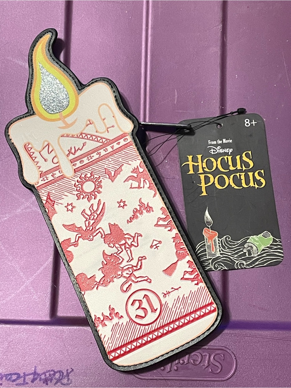 Disney Hocus Pocus Candle Wallet Case - Pink/White/Yellow